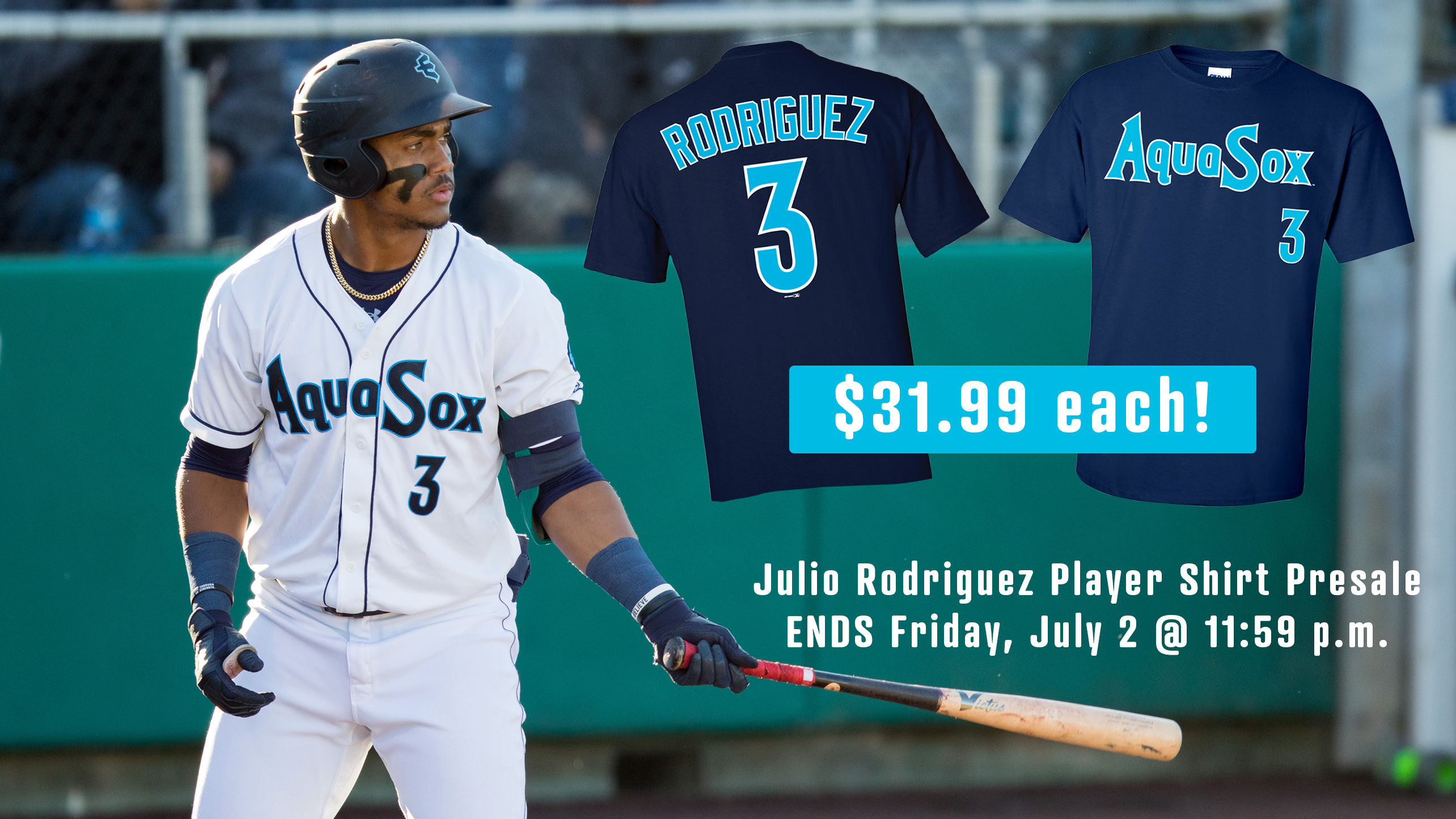 Everett AquaSox on X: Time is almost up! Pre-order your Julio
