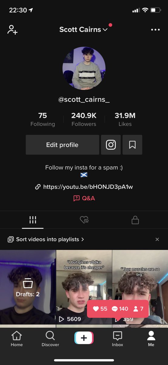 Got like 240k on this TikTok mad