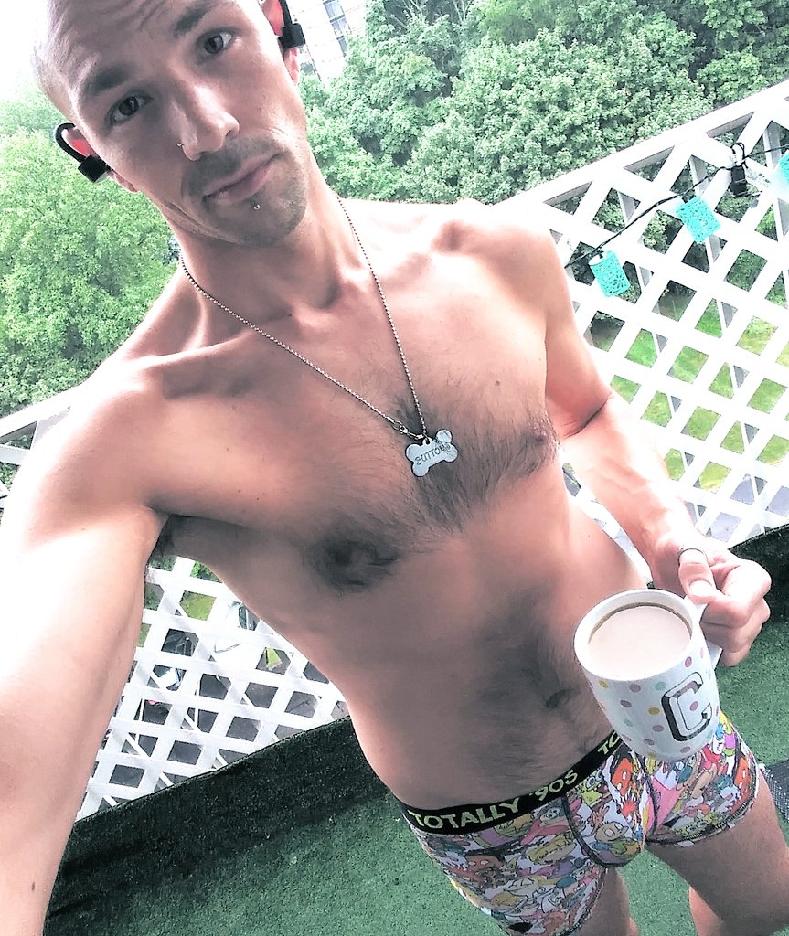 1 pic. Rainy day... No worries... I got my coffee and my 90s Nicktoons undies to cheer me up. ?
#gaytwitter