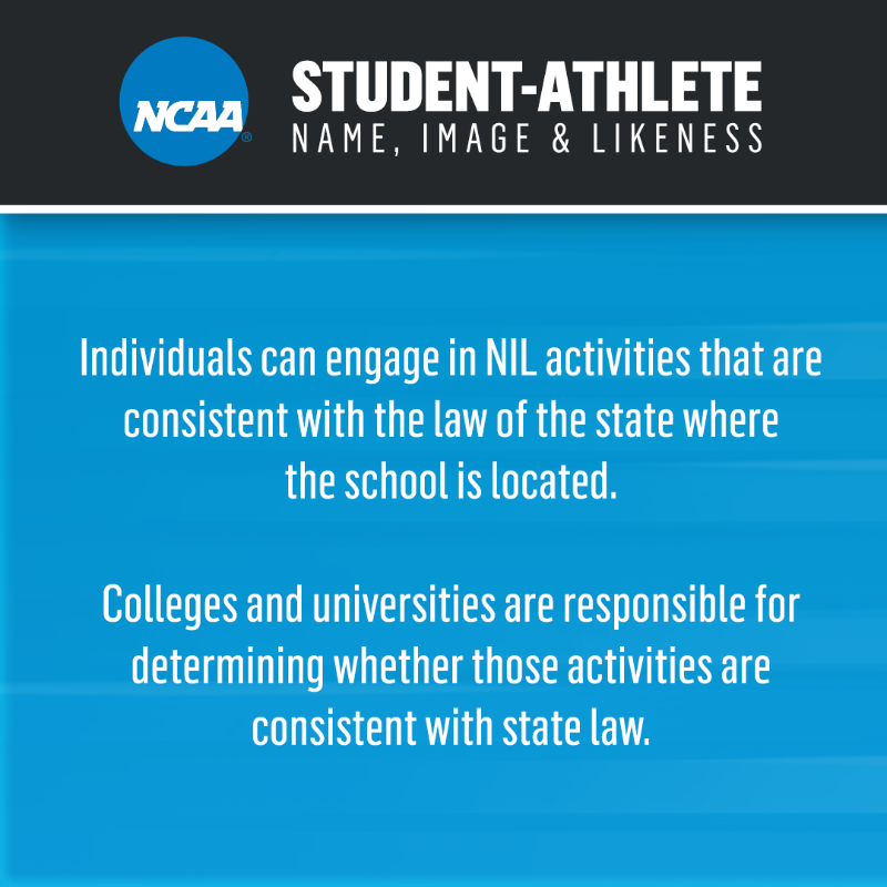NCAADII's tweet photo. All three @NCAA divisions adopt interim name, image and likeness policy: