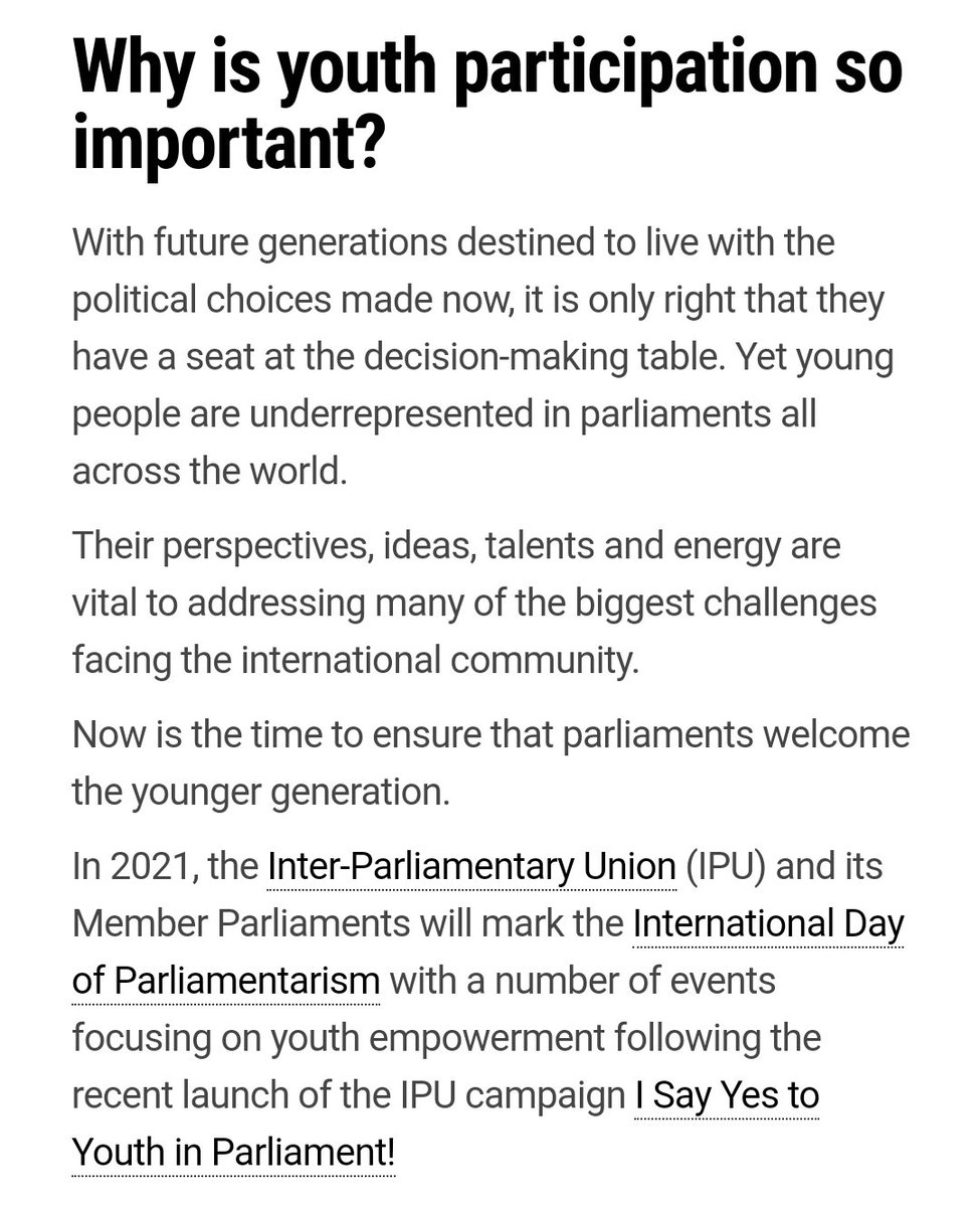 Happy International Day of Parliamentarianism. 🥂
