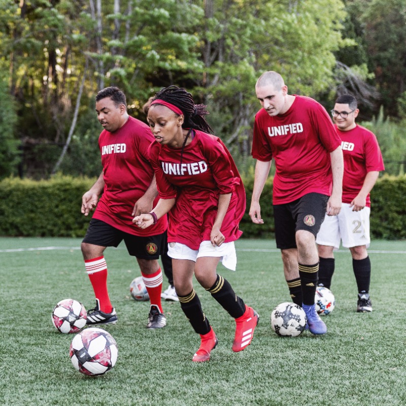 ATLUTD's tweet photo. Our Unified Team is ready for Saturday's match in Chicago 💪