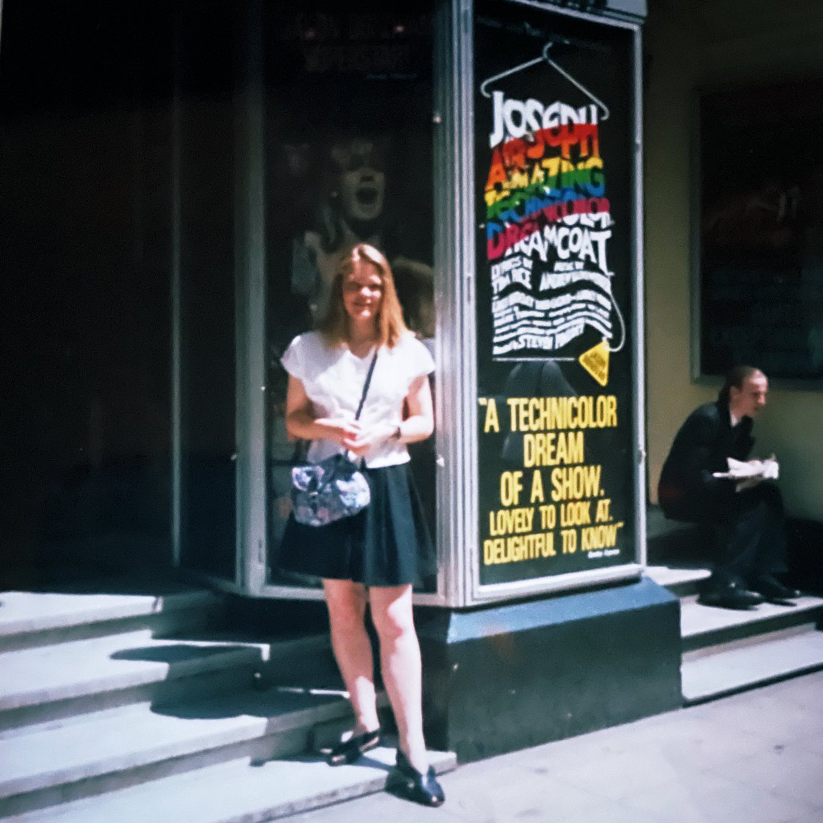 traceyraven's tweet photo. 30 years ago all excited to see Joseph and especially @JDonOfficial. Wasn’t to be this time, cancelled for this Saturday. As long as all well and safe ❤️@joseph_fanss @JosephMusical https://t.co/6mIb3lkvtU