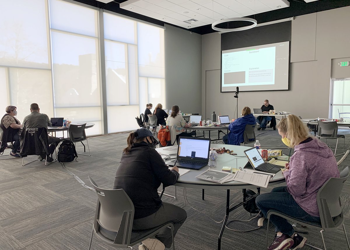 ARMathSciArts's tweet image. #ASMSA's Coding Arkansas' Future is playing an important role in helping educators across the state pass the computer science Praxis test. Soon, teachers will be able to take a self-guided, online test prep course developed by the program. Learn more at asmsa.me/cafpraxissucce….