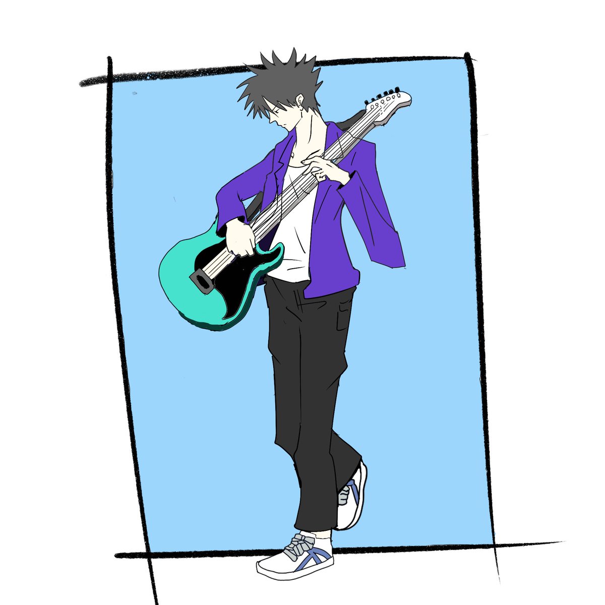 「呪術EDの描きかた形が掴めてきた
#今月描いた絵を晒そう
#絵描きさんと繋がりた」|たろうのイラスト