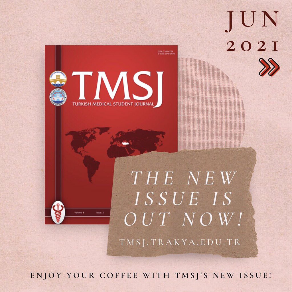 tmsjofficial's tweet photo. Check out TMSJ’s new issue via our website!
TMSJ’nin yeni sayısına sitemiz üzerinden erişebilirsiniz!

📍https://t.co/uLmjACIyK0

#tmsj #medicaljournal #medicine #journal #editor #medstudent #newissue https://t.co/YQzIqa0tnw