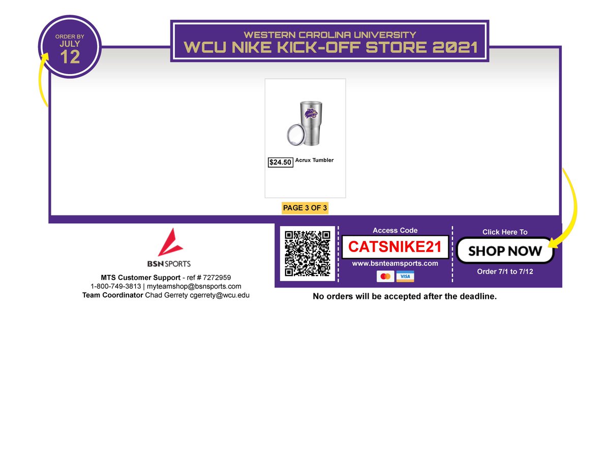 Catamounts's tweet photo. Catamount Athletics/Nike Team Shop now open! 🔥👀Act now, supplies are limited and shop closes July 12. A portion of every purchase goes to Catamount Athletics.🏈⚽️🏐🏀🎾🏌️🏌️‍♀️🏃‍♀️🏃⚾️🥎

Shop now: https://t.co/kajR72iclA https://t.co/RPnMwEFUJO