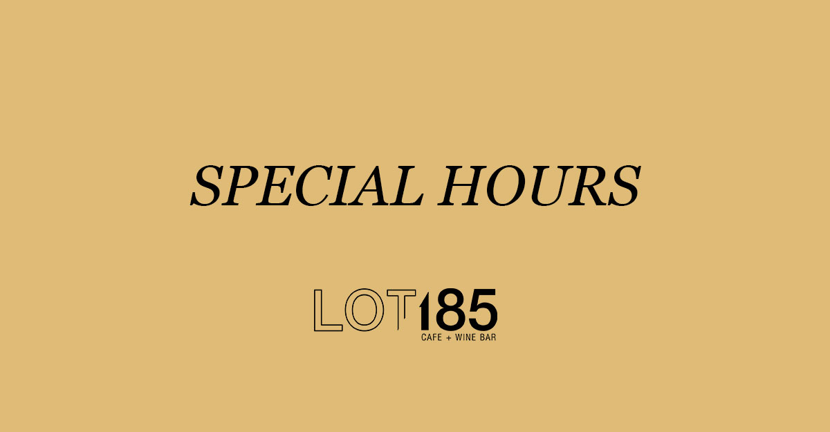 LOT185 Cafe + Wine Bar tweet media