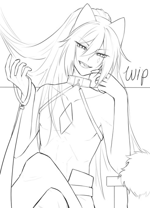 wip #KyomuFaกลับมาวาดผู้บ้างหุหุ 