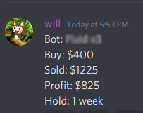 Our botflipping game has been on fire this week🔥

Over $3000+ in profits on calls from our staff team🚀

Can ANYONE guess what bots these are?🤫