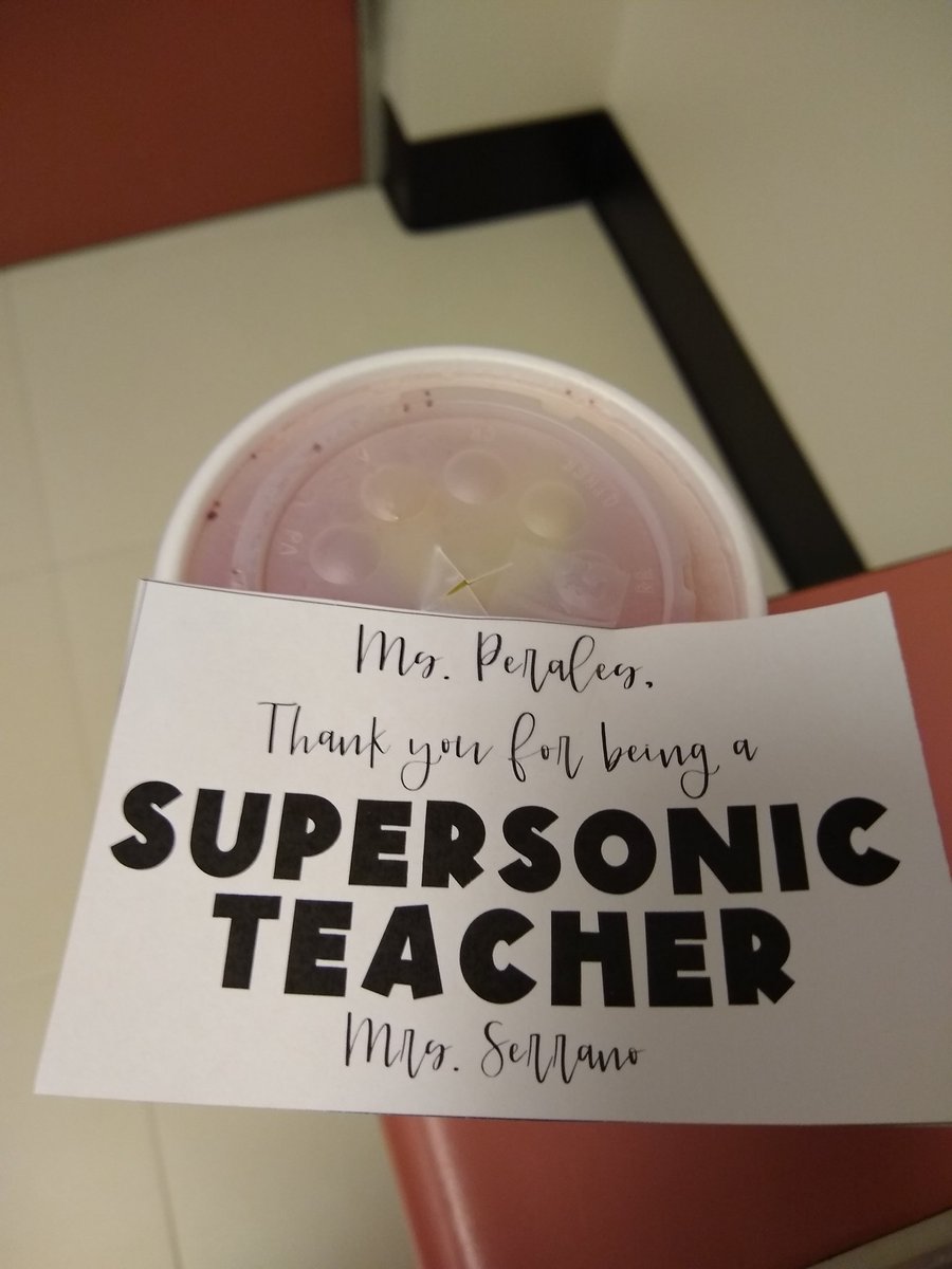 preklobos's tweet photo. Thank you @serranoeducator and @MsCabralSPED for letting me be part of the Prek Summer School at Good. I enjoyed my Sonic drink https://t.co/zB9NtUOytt