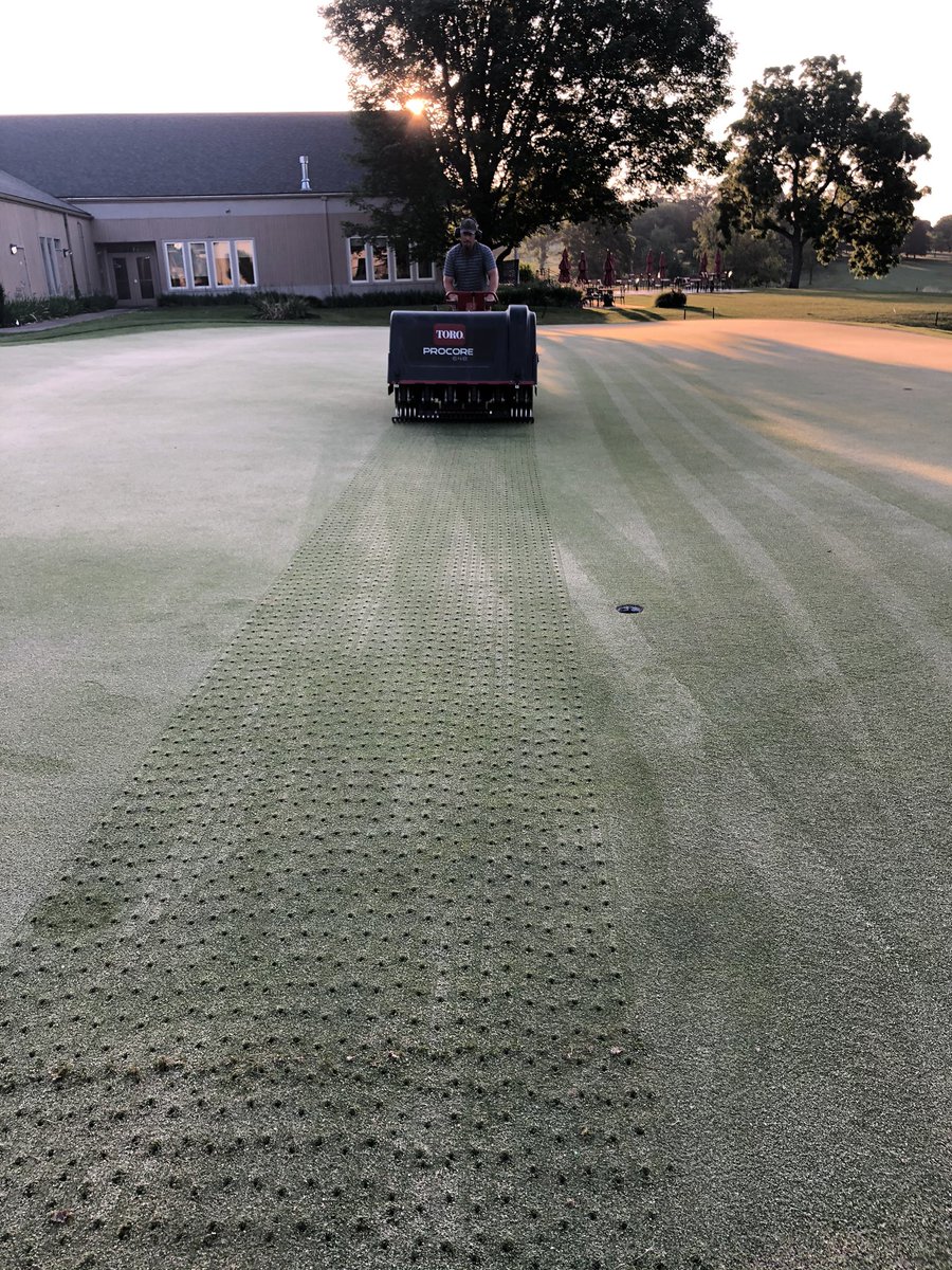 Solid tining greens