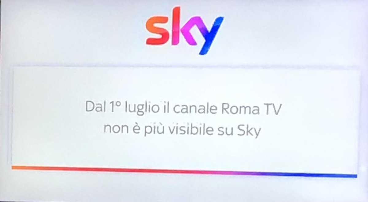 jrbasket2015's tweet photo. È mezzanotte…1 luglio…l’App di #Dazn è ufficialmente sparita dal decoder di #Sky e #RomaTv chiude i battenti https://t.co/cTb6qsAhKR