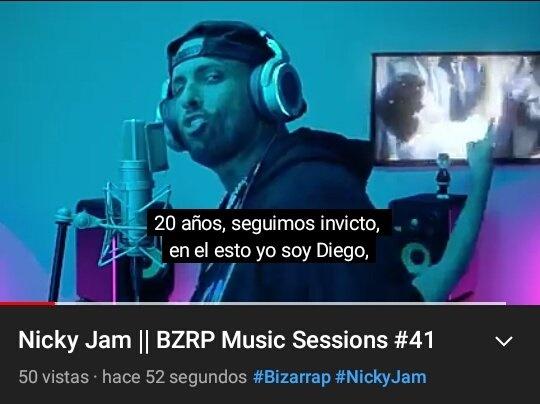 L34NR's tweet photo. Nicky Jam nombró a Diego Maradona en la BZRP Music Session 

///

El argentino menos patriota 🇦🇷 https://t.co/2DOlu51Mva