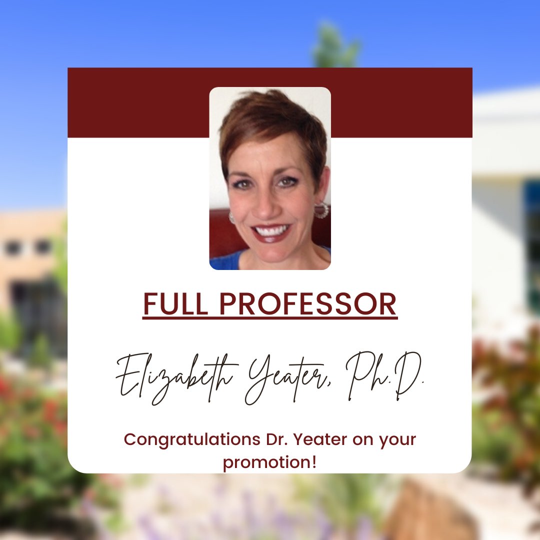 Congratulations to Teresa Moyers, Steven Verney, and Elizabeth Yeater on getting promoted to Full Professors! #ProudPsychologyLobos