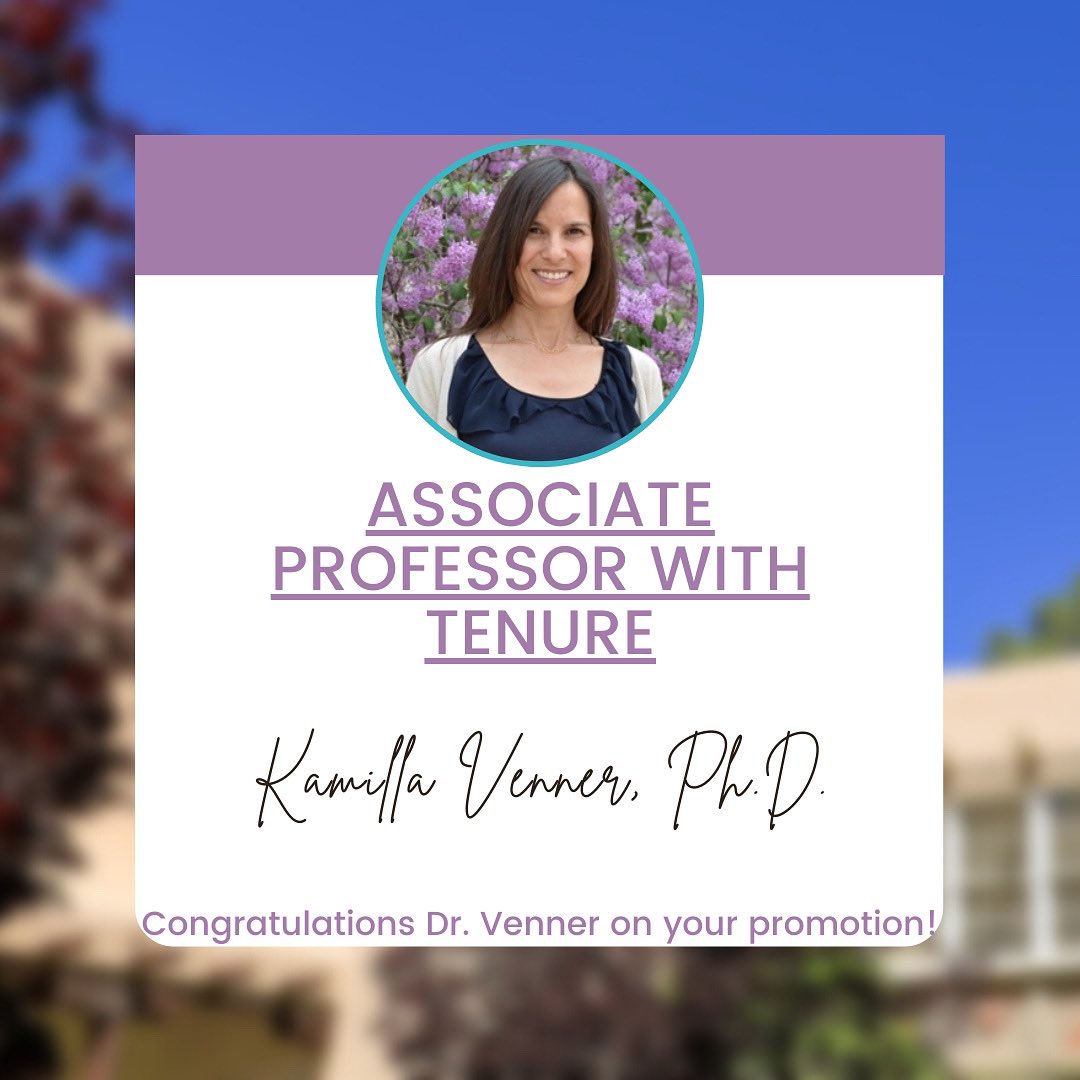 Congratulations to Allen Butt on getting promoted to Principal Lecturer and Kamilla Venner on getting promoted to Associate Professor with Tenure! #ProudPsychologyLobos