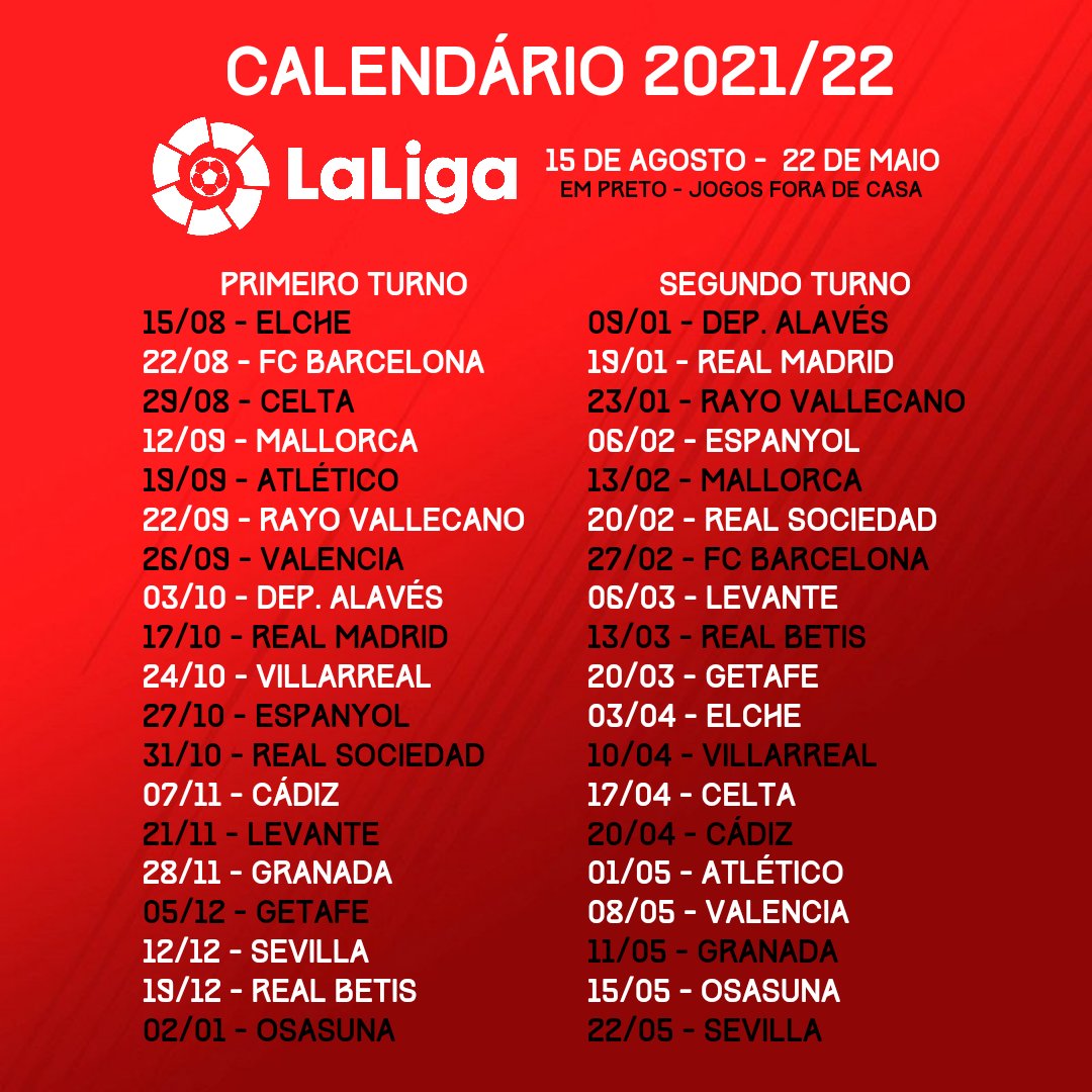 athleticbrasil's tweet photo. CALENDÁRIO 2021/2022!

Pra você deixar salvo e anotar na sua agenda quando serão os jogos do Athletic

#AthleticClub #AupaAthletic #LaLigaSantander https://t.co/Yb5zoMdQBb
