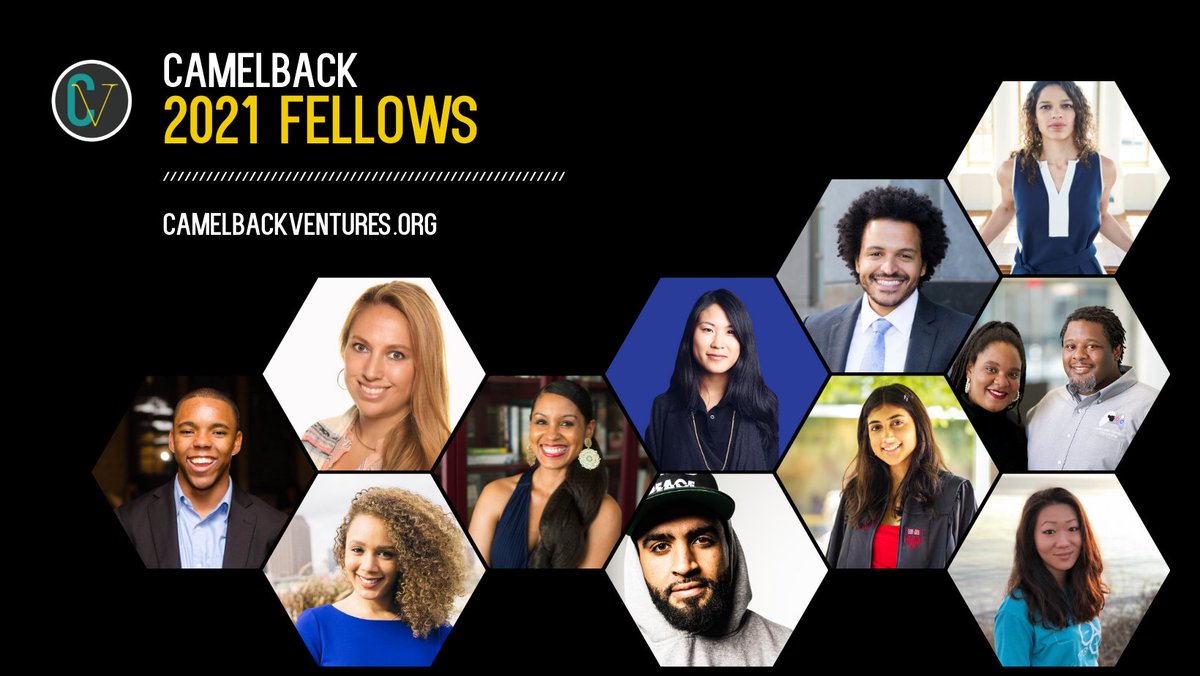 I am excited to share that I will be joining the #CamelbackFam as part of the 2021 Fellows program! Thank you to @camelbackorg for uplifting the work of entrepreneurs of color to advance social justice.