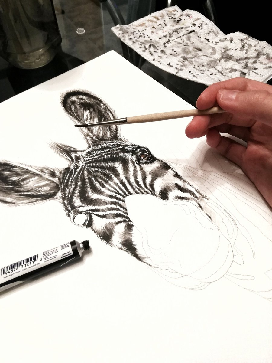 Otra temática. Otra técnica.
Otro adelanto 🖌️