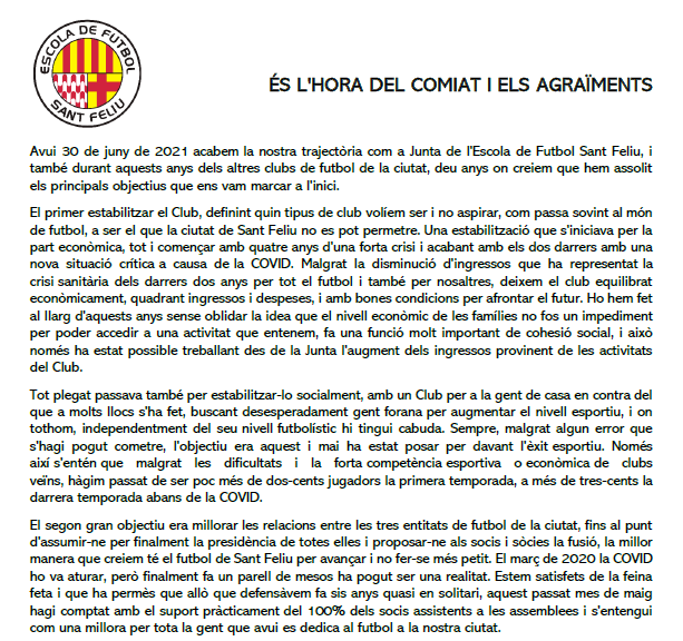EFSantFeliu's tweet photo. https://t.co/V2WJnEtZcP