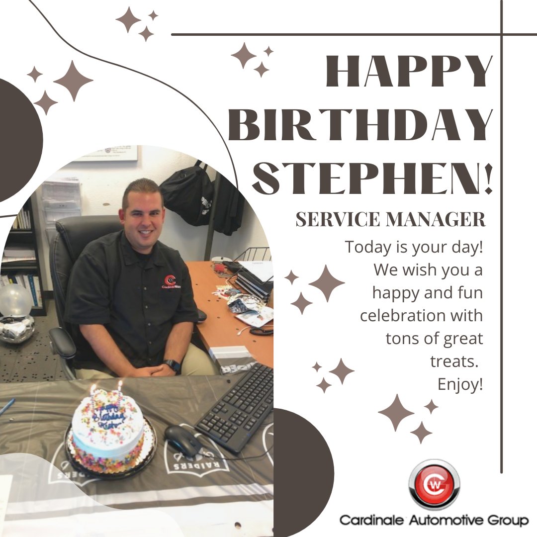 Happy Birthday Stephen! May all your birthday wishes come true! 