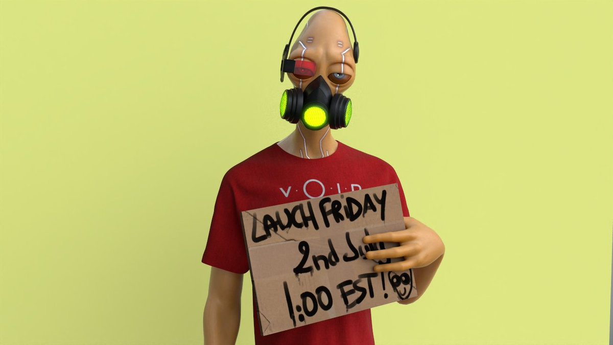 Did you know that our artist will make a complimentary metaverse avatar for every VOID purchased! Check out our discord for details! discord.gg/VJ4p95Cb