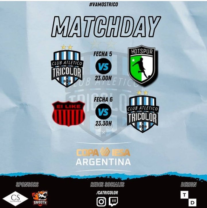 Hoy otra noche de copa.. Donde buscaremos sacar 6/6 para seguir peleando entre los primeros puestos.. 
#VamosTrico