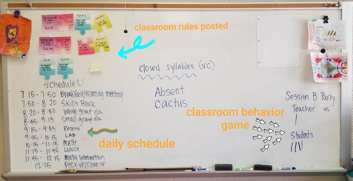Shout out to Emily Swilley, one of the new MCS teachers, who is teaching summer school at JPE and has some awesome classroom management/UDL going on in her room! Music for transitions and student voice volume is one of my favs! #newteacherwho