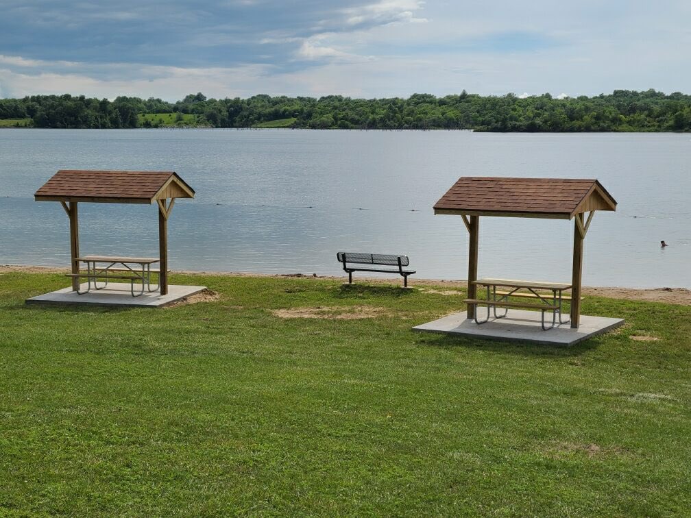 MozingoLake's tweet photo. A new project completed, this time at the beach! Mozingoβs AWESOME Maintenance Team just finished up with these new shelters! π
We hope they will be used for many years to come.π§Ίπ
#Mozingo #MozingoLake #MozingoLakeRecreationPark #MozingoBeach #MozingoImprovements #progress https://t.co/CuFdvvkSWB