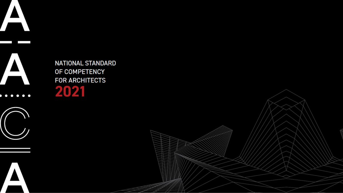 Today we release the new National Standard of Competency for Architects (NSCA)
The 2021 NSCA enshrines a greater focus on more meaningful engagement with our First Nations peoples and sustainability.  

Visit our website to download the new NSCA