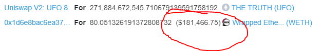 ScamTokens's tweet image. Look at this! $UFO scam token just listed @CoinMarketCap after @coingecko and they scam more people😂this is very funny! they draining pool and making fake marketcap! look at this 80 eth buy and sell
how fool someone can be buy your scam coin?@TheUFOtoken
etherscan.io/tx/0xf24004c5d…