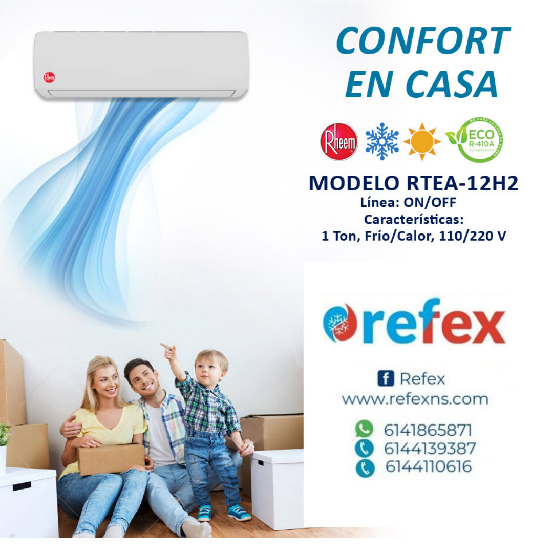 Refex7's tweet image. Siente el confort de tener un minisplit en casa #clima #minisplit #refex