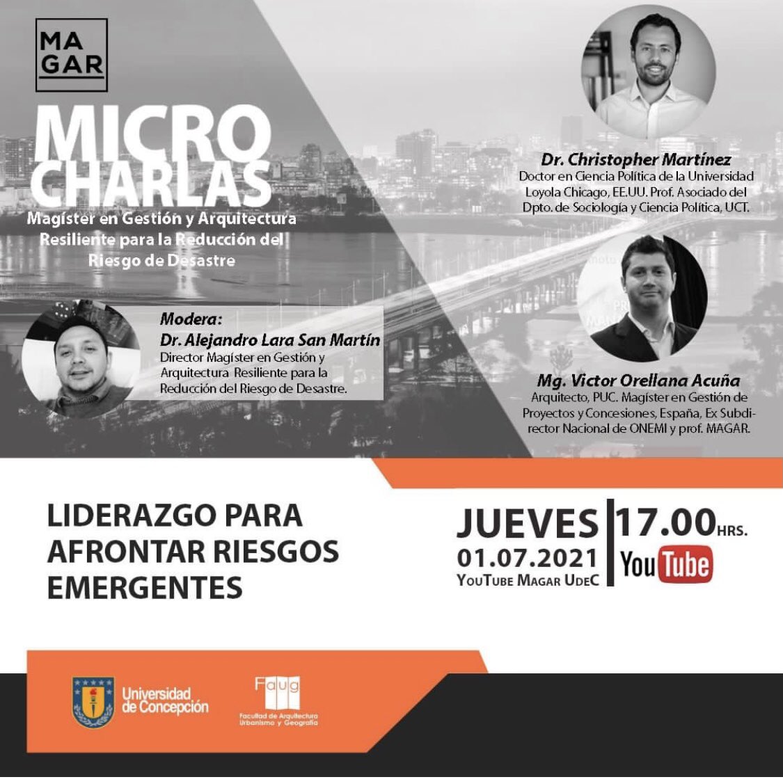 InstitutCerdaCL's tweet photo. Charla MAGAR “Liderazgo para afrontar riesgos emergentes” 
Link: https://t.co/F8RFhlDOaz https://t.co/mCViTebsC9