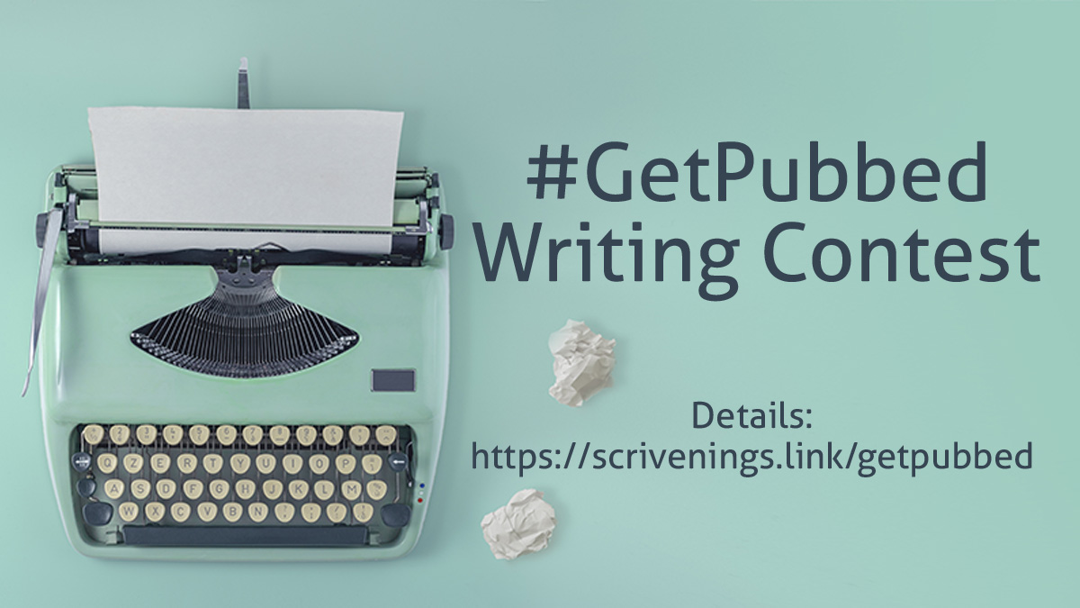 ScriveningsLLC's tweet photo. The 2nd Annual #getpubbed #writingcontest is now open. Get professional feedback & a chance to #win great prizes. Grand Prize winner gets a #publishingcontract with Scrivenings Press.
Click here for details: https://t.co/GyFGxfM61H https://t.co/KgDBrZ5QhU