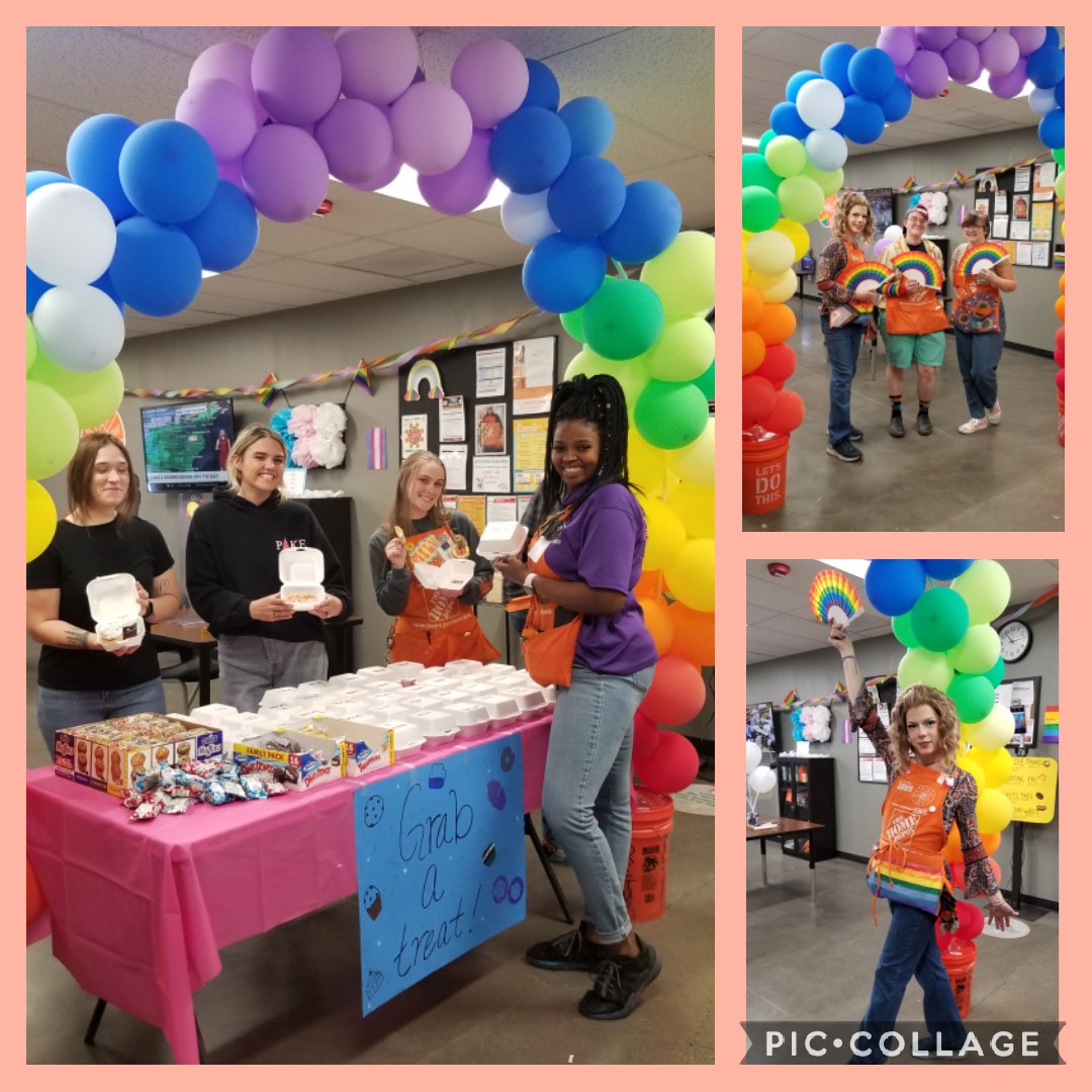 Celebrating our beautiful and diverse family of associates at 421! Happy #pride2021🏳️‍🌈! #dynamicD18 #respectforallpeople