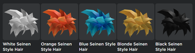 Blue Flowers Anime Hair - Roblox