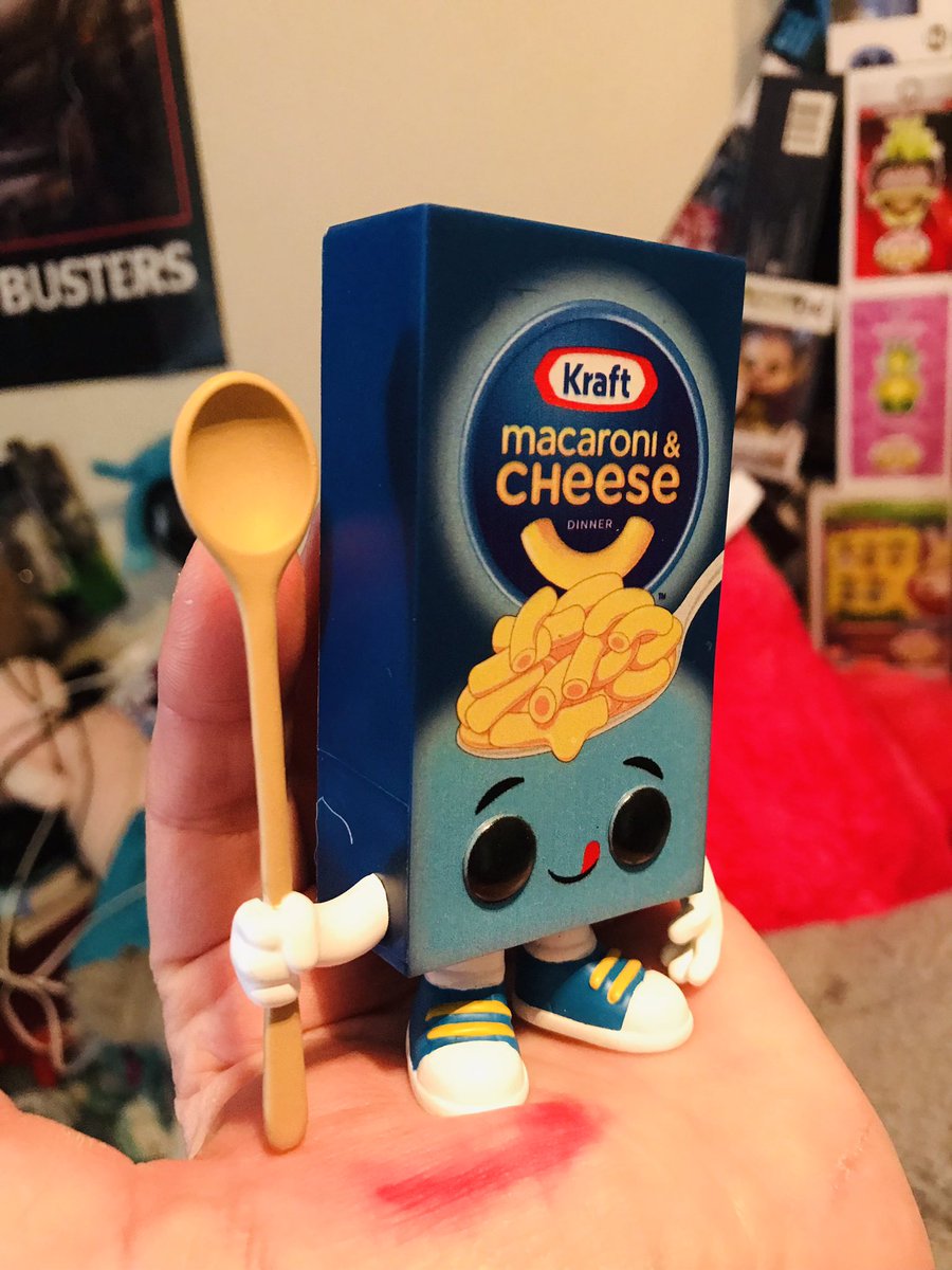 PateeSondra's tweet photo. POP! Ad Icons: Kraft Mac and Cheese has arrived !!! He’s so adorable 🥰
#KraftMacandCheese #funkopop #toycollector #funkopopvinyl #kraftmacroni #FunkoPopAdIcons #nerdlife #funkopopcommunity #toycollection
Now he’s added to Brent and I’s Funko Icon Ads collection ❤ https://t.co/slXt0J30xq