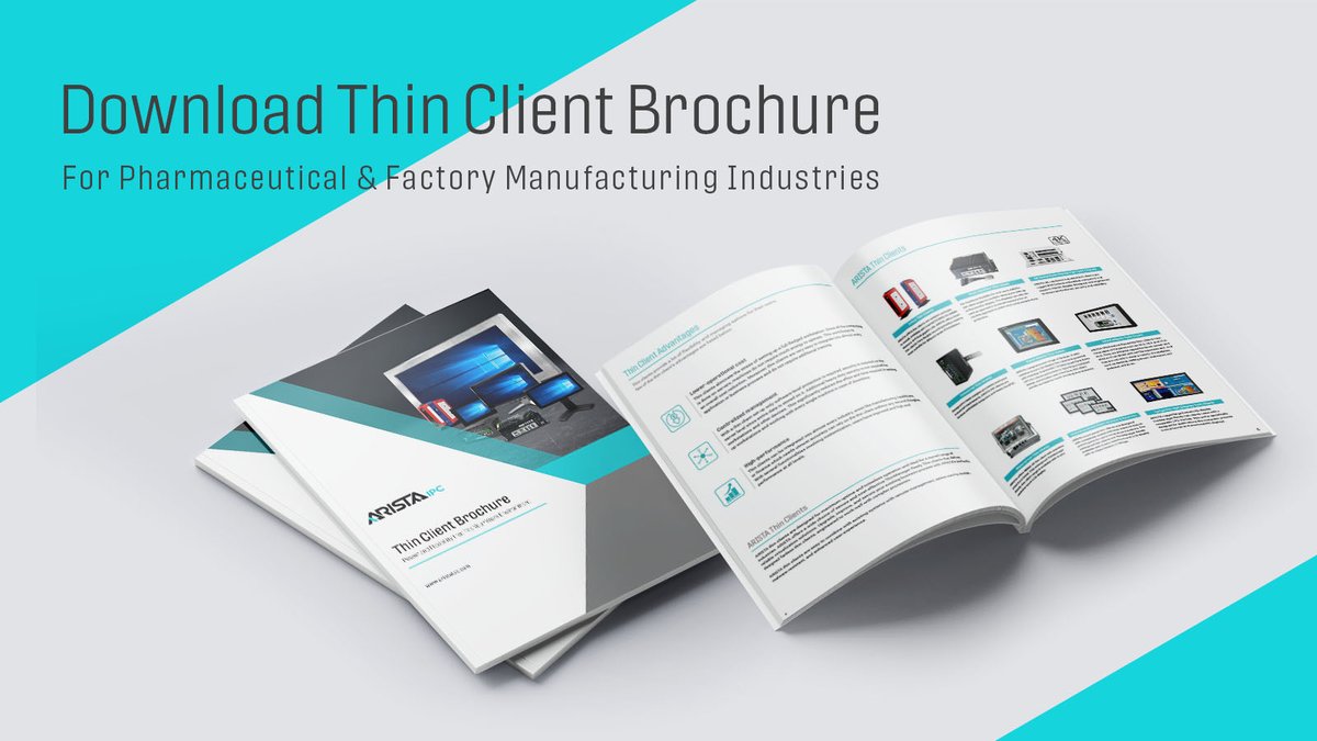 New Brochure Released! ARISTA's ThinManager Ready Thin Client products family has grown by leaps and bounds. Please download the latest brochure for all products’ details.  lnkd.in/gverK_V