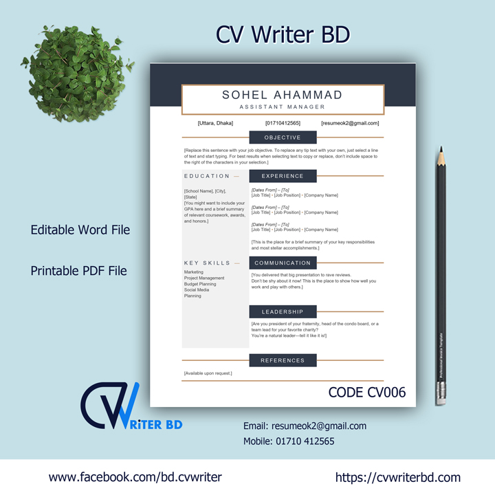CVWriterBD tweet picture
