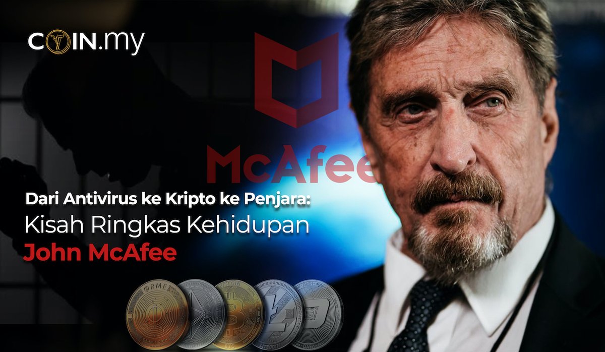 Kenal kan John McAfee? Takkan tak kenal. Apa kaitan John McAfee ni dengan kripto? Haa, kalau nak tau pasal dia ni kene la rajin membaca kan. Baca artikel di bawah untuk sejarah ringkas kerjaya John McAfee.

buff.ly/3duBun6