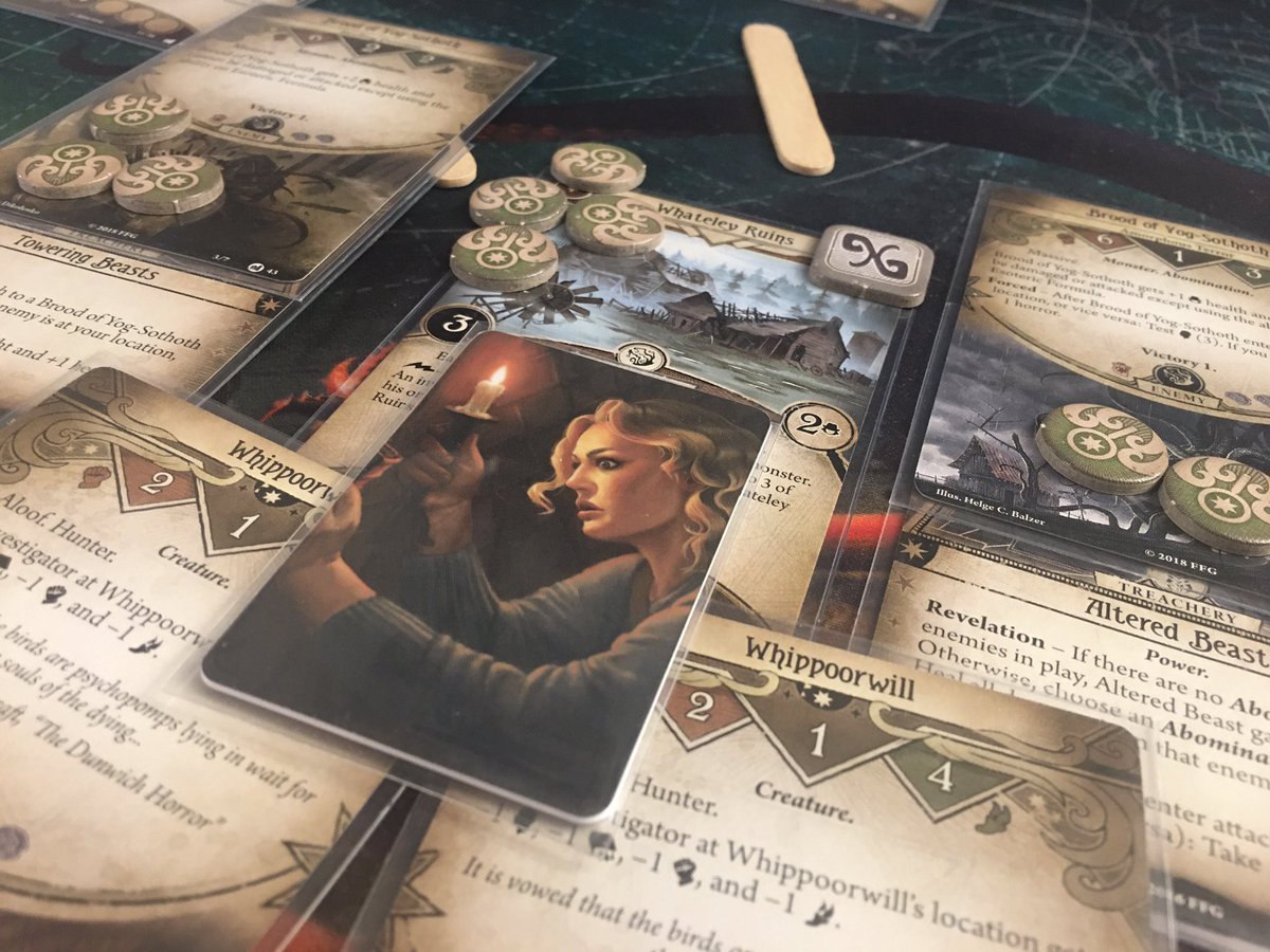 Nathan_Adam's tweet photo. Can’t imagine a better duo than a librarian and a boxer to face ancient and eldritch horrors determined to consume our reality!
#ReturntotheDunwichLegacy
#ArkhamHorrorLCG
#FantasyFlightGames https://t.co/EvluAZYQyz