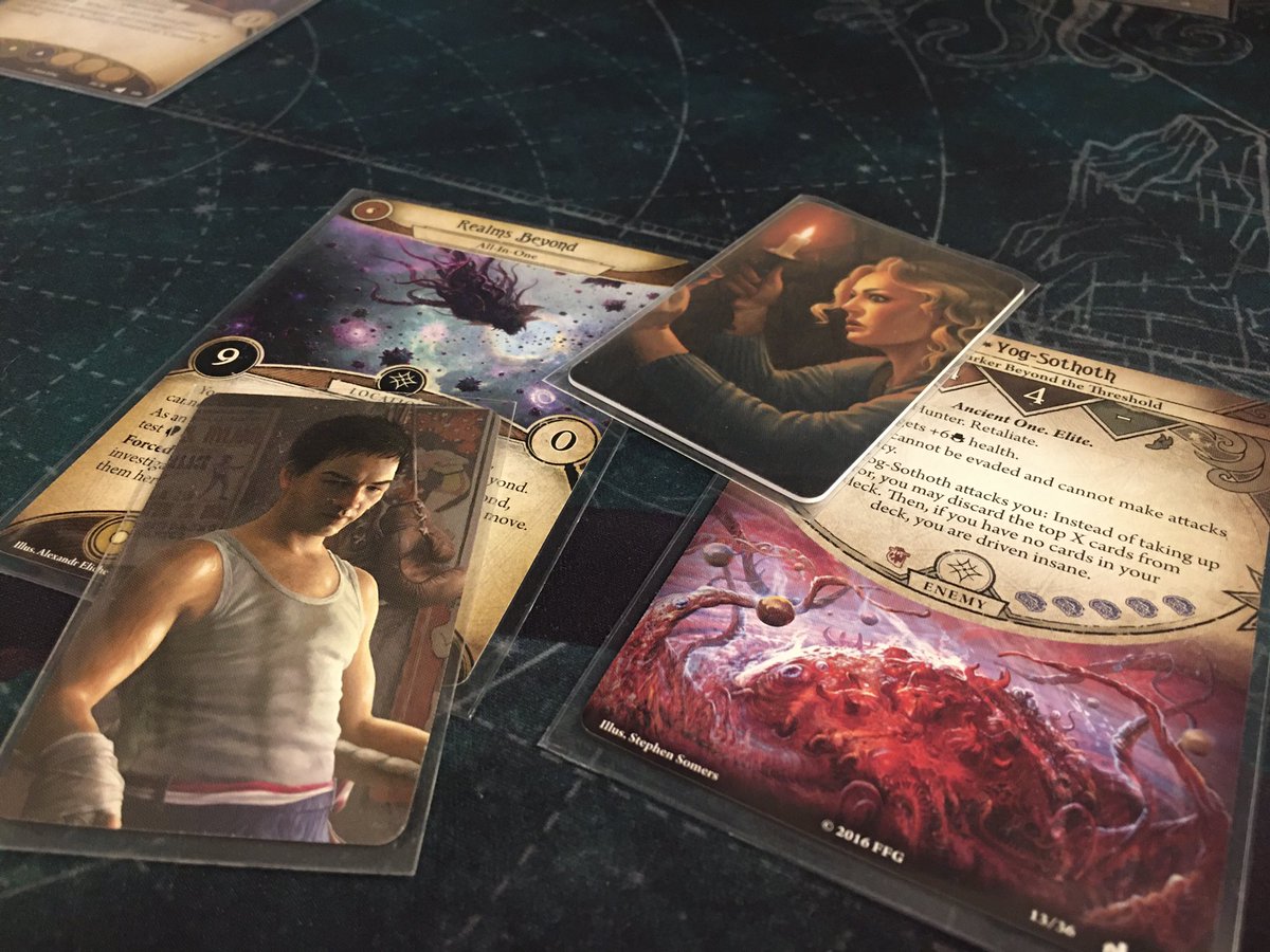 Nathan_Adam's tweet photo. Can’t imagine a better duo than a librarian and a boxer to face ancient and eldritch horrors determined to consume our reality!
#ReturntotheDunwichLegacy
#ArkhamHorrorLCG
#FantasyFlightGames https://t.co/EvluAZYQyz