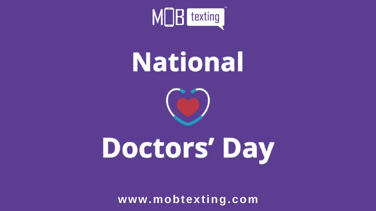mobtexting's tweet photo. Doctors are the true warriors to save people in the world pandemic. Team MOBtexting wishes you a happy National Doctors' Day!
#happdoctorsday #happydoctorsday2021 #doctorsday2021 #nationaldoctorsday #MOBtexting https://t.co/8EFh81BwYp