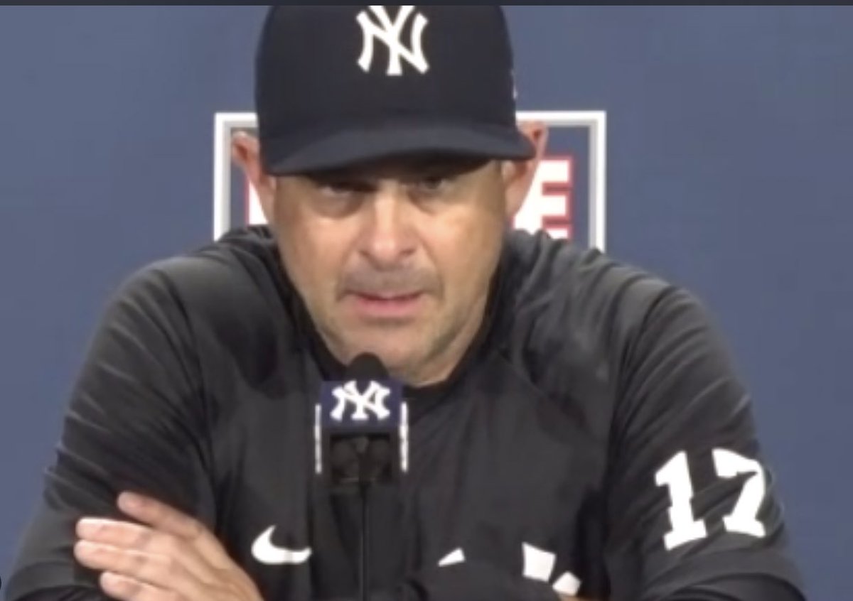 BryanHoch's tweet photo. Aaron Boone: “Frustrating. Disappointing. Terrible. We’ve got to pick ourselves up.” #YankeesZoomRoom https://t.co/EU8yG62v2A