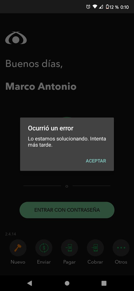 robasze's tweet photo. @BancoAzteca Otra vez problemas con su aplicación y su banca en linea? Y aun no es hora pico. Ya están igual que bancomer https://t.co/cUa15WO3zv