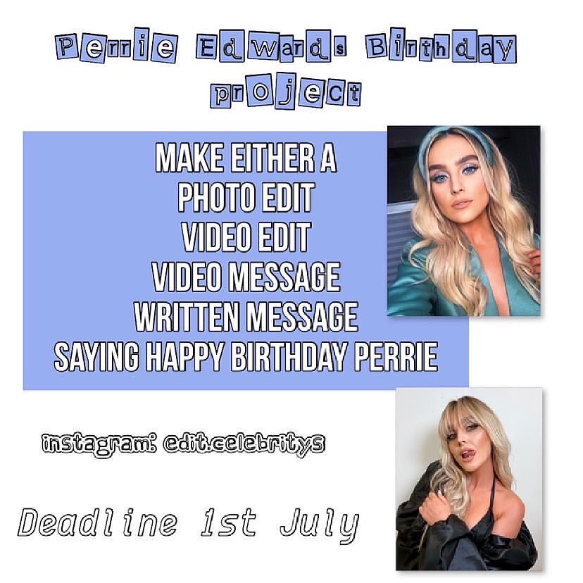 editcelebritys's tweet photo. I’m accepting edits / videos today but after tomorrow I’m no longer accepting anything. 

#littlemix #perrieedwards #leighannepinnock #jadethirlwall #littlemixedits #littlemixupdates #perrieedwardsedit #perrieedwardsvideo https://t.co/HvFMZRdN11