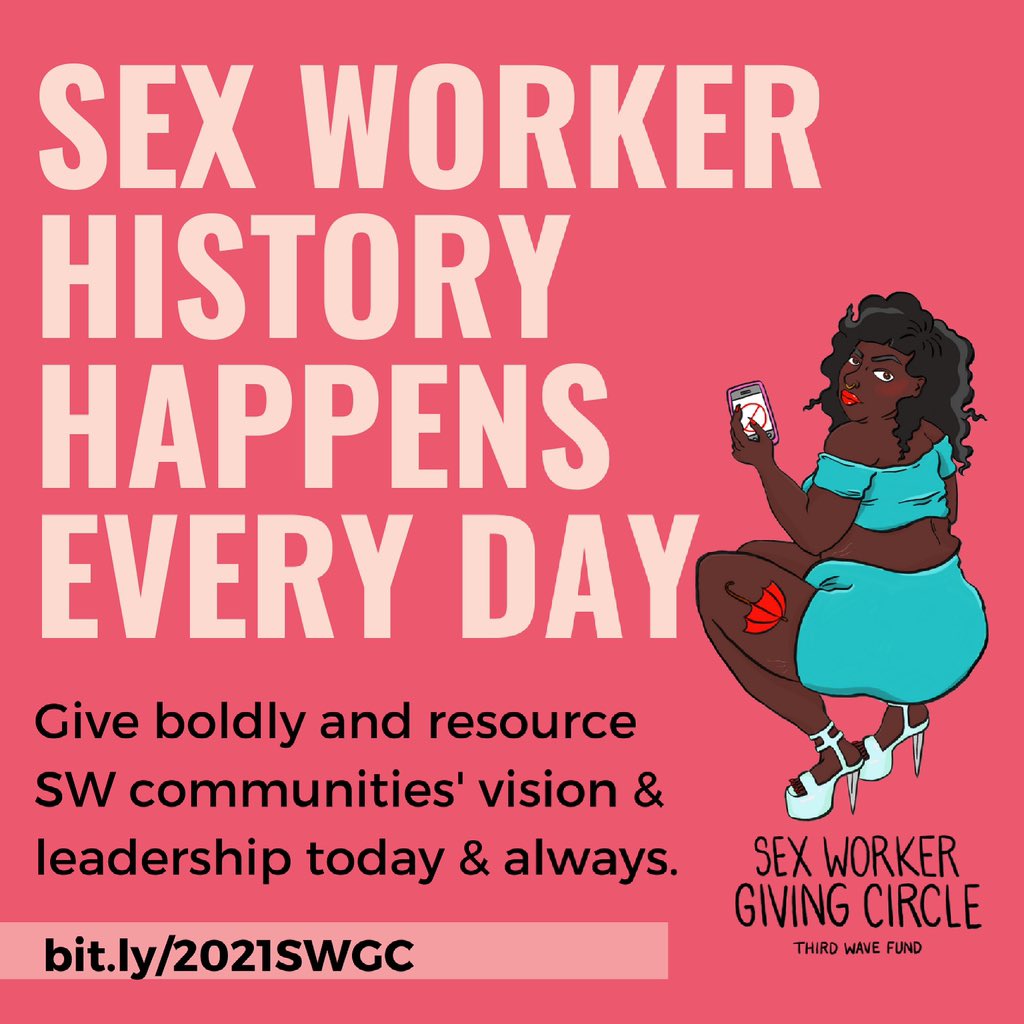 mynameisjro's tweet photo. Sex worker organizers are leaders of struggles for migrant & gender justice, BIPOC liberation, bodily autonomy, & an end to prisons + policing, but this work is under-recognized and under-funded. Give to the #SWGivingCircle this #GiveOUTDay to change that! https://t.co/wFg18PpskU https://t.co/YYZXeP4AwB