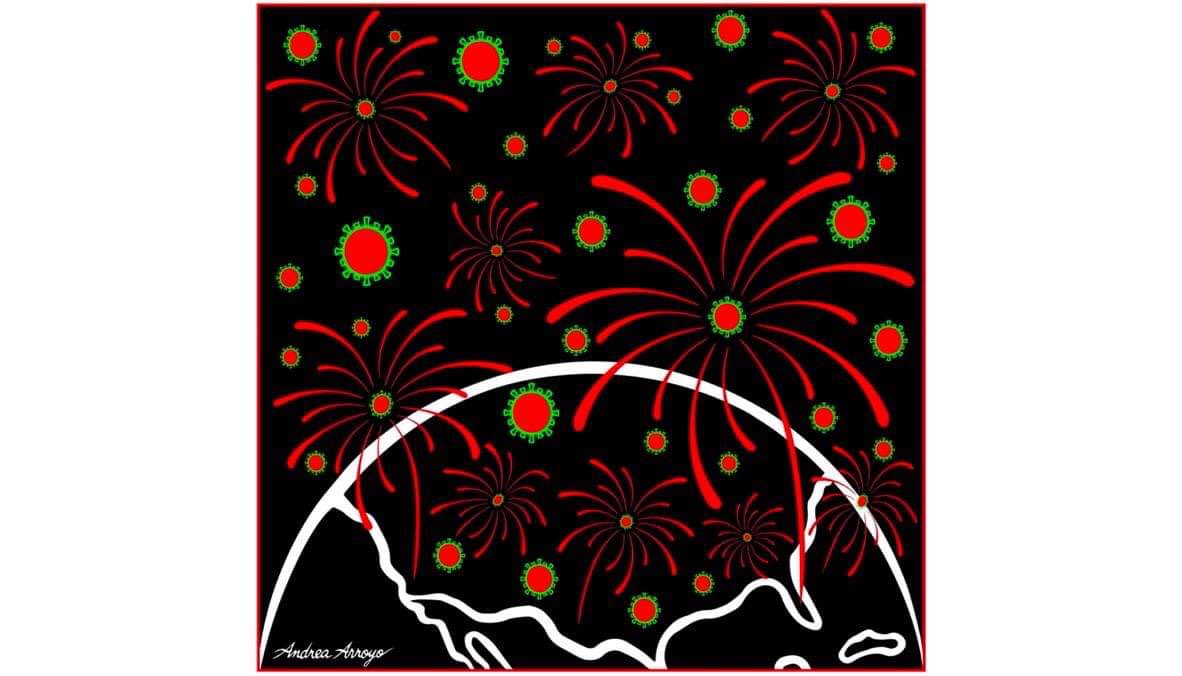 andreaarroyoart's tweet photo. "#Fireworks" (Please make them stop!!) On top of the pandemic, there is an epidemic of violent fireworks all over. Please stay safe.
Day 481. Sheltering in love.
#AndreaArroyoArt #LatinxArtist #NewYorkerArtist #noiseviolence #environmentaljustice #neighbors #Stopthefireworks https://t.co/1JoGcRuHNE