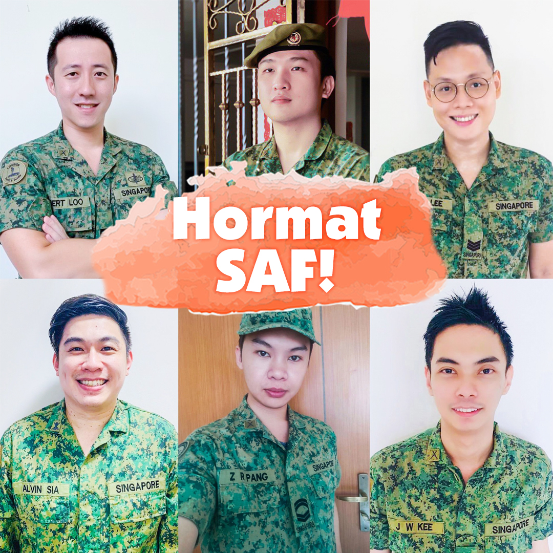 rwsentosa's tweet photo. We #SupportNS! This SAF Day, we celebrate our brave servicemen and women – including our own Team Members – for their unwavering dedication in ensuring Singapore’s safety and economic security. #HormatSAF https://t.co/0KCbcpLCiT