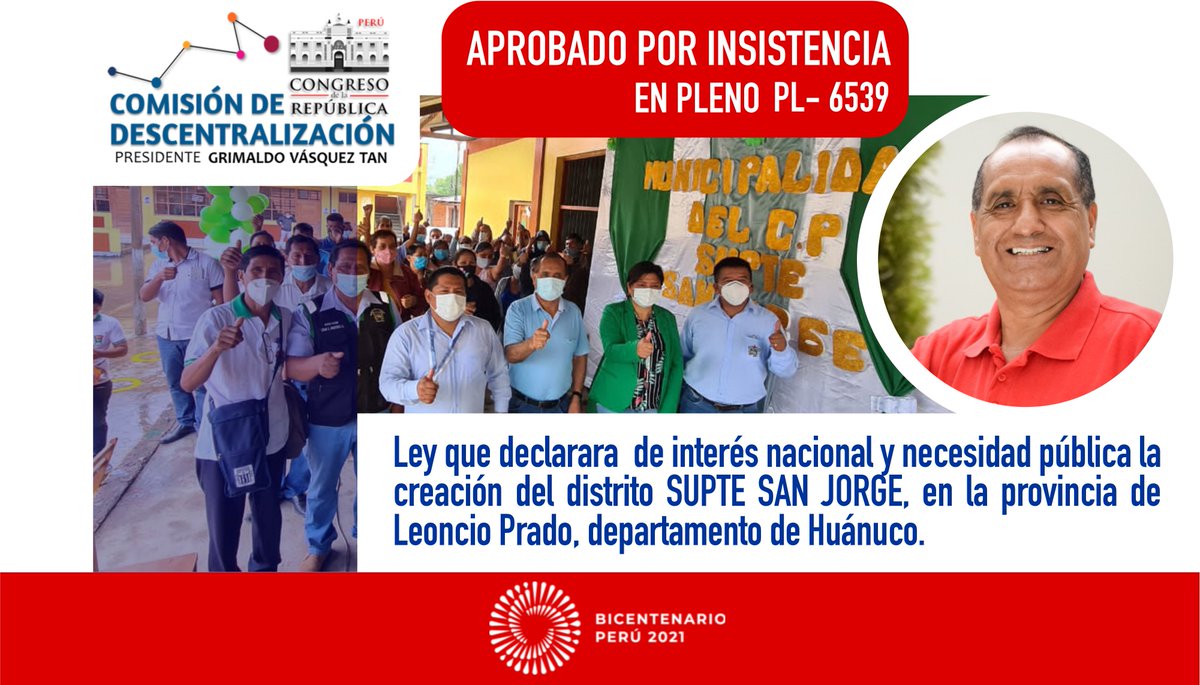 comision_descen's tweet photo. #SupteSanJorge #Huánuco
#ComisiónDeDescentralización #GrimaldoVásquezTan
@HuanucoGobierno @congresoperu https://t.co/f08Ue0B1u7